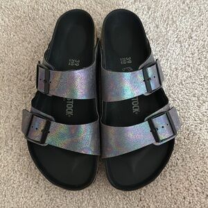 Birkenstock Iridescent Vegan Arizona Sandals